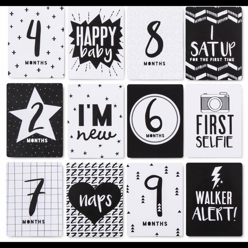 Cloud island Baby Milestone Cards